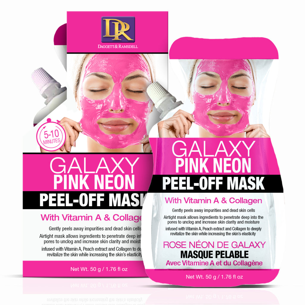 Daggett & Ramsdell Galaxy Pink Neon Peel Off Facial Mask with Vitamin A & Collagen 1.76 oz